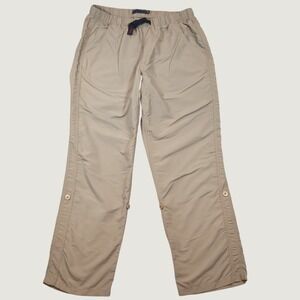 Gramicci Pants Mens M (30x29) Tan Roll Up Nylon Hiking Gorpcore Outdoor Utility